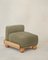 Slippers Cove Armless Seat in Natural Linen by Fred Rigby Studio 1
