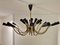 Mid-Century Chandelier 24 Arms in the style of Stilnovo, 1950s 12