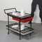 Vintage Trolley in Black Lacquered Metal, 1950s 11