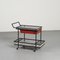Vintage Trolley in Black Lacquered Metal, 1950s, Image 1