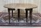 Großer Mahagoni Tisch 8 Fuß im Louis Philippe Stil, Herstellung der 1970er von Invoice mit 6 Erweiterungen in Fir 13