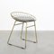 Tabouret Km05 en Fil de Métal par Cees Braakman pour Pastoe, 1950s 5