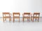 Take Poulsen Pine Dining Chairs for Gramrode Furniture, Denmark 1974, Set of 4 2