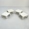 Gatti Side Tables by Mario Bellini for C&B Italia, 1970s, Set of 4 1