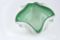 Posacenere in vetro di Murano verde e trasparente, anni '50, Immagine 4