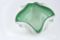 Transparent Green Murano Glass Ashtray, 1950s 4