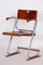 Czech Bauhaus Folding Chair in Beech & Plywood, 1930s 1