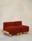 Slipper Cove Armless Two Seat in Clay by Fred Rigby Studio 1