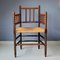 Dutch Bobbin Chair with Rush Seat, 1930s 1