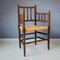 Dutch Bobbin Chair with Rush Seat, 1930s 2