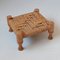 Wood and Rope Footstool, 1960s, Image 1