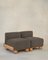 Slipper Cove Armless Two Seat in Espresso Velvet by Fred Rigby Studio 1
