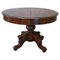 Oval Walnut Extendable Dining Table, 19th Century, Image 1