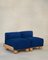 Slipper Cove Armless Two Seat in Cobalt Iris by Fred Rigby Studio 1
