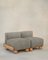 Slipper Cove Armless Two Seat in Ecru Eroica by Fred Rigby Studio 1