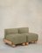 Slipper Cove Armless Two Seat in Natural Linen by Fred Rigby Studio 1