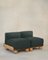 Slipper Cove Armless Two Seat in Slate Linen by Fred Rigby Studio, Image 1