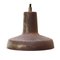 Lámpara colgante industrial vintage de fábrica de hierro oxidado, Imagen 1