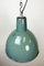 Industrial Green Enamel Factory Lamp, 1960s 8