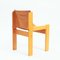 Vintage Italian Cognac Sling Chairs from Ibisco Sedie, Set of 4 5