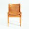 Vintage Italian Cognac Sling Chairs from Ibisco Sedie, Set of 4, Image 8