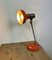 Lámpara de mesa de Alemania Oriental vintage en naranja de Aka Electric, años 70, Imagen 16