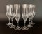 German Crystal Champagne Flute Glasses, 1980s, Set of 6 2