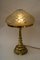 Antique Table Lamp with Cut Glass Shade, 1890s 10