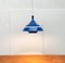 Mid-Century Space Age Blue Lamellar Pendant Lamp by Hans-Agne Jakobsson for Hans-Agne Jakobsson AB Markaryd, 1960s 19