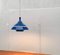Lampe à Suspension Lamellaire Bleue Mid-Century Space Age par Hans-Agne Jakobsson pour Hans-Agne Jakobsson Ab Markaryd, 1960s 17
