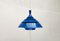 Lampe à Suspension Lamellaire Bleue Mid-Century Space Age par Hans-Agne Jakobsson pour Hans-Agne Jakobsson Ab Markaryd, 1960s 2