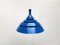Mid-Century Space Age Blue Lamellar Pendant Lamp by Hans-Agne Jakobsson for Hans-Agne Jakobsson AB Markaryd, 1960s 9