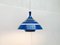 Lampe à Suspension Lamellaire Bleue Mid-Century Space Age par Hans-Agne Jakobsson pour Hans-Agne Jakobsson Ab Markaryd, 1960s 11