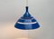 Mid-Century Space Age Blue Lamellar Pendant Lamp by Hans-Agne Jakobsson for Hans-Agne Jakobsson AB Markaryd, 1960s 13