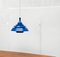 Mid-Century Space Age Blue Lamellar Pendant Lamp by Hans-Agne Jakobsson for Hans-Agne Jakobsson AB Markaryd, 1960s 20