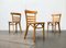 Mid-Century German Bentwood Chairs by ZPM Radomsko for Mobilair, 1950s, Set of 3 16