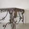 Liberty Table with Decorated Wrought Iron Structure, 1890s 9