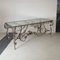 Liberty Tisch mit verzierter Struktur aus Schmiedeeisen, 1890er 1