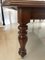 Antique Victorian Figured Mahogany Extendable Dining Table, 1860, Image 10