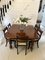 Antique Victorian Figured Mahogany Extendable Dining Table, 1860, Image 6