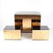 Chest of Drawers and Bedside Tables by Renato Zevi, 1970, Set of 3 2