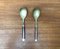 Mid-Century Brass and Teak Spoons, 1960s, Set of 2, Image 10