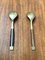 Mid-Century Brass and Teak Spoons, 1960s, Set of 2 6