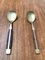 Mid-Century Brass and Teak Spoons, 1960s, Set of 2, Image 1