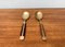 Mid-Century Brass and Teak Spoons, 1960s, Set of 2 2