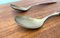 Mid-Century Brass and Teak Spoons, 1960s, Set of 2, Image 17