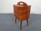 German Teak Sewing Box, 1950s, Image 2