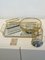 Cubiertos y cesta Hollywood Regency Giorinox vintage bañados en oro, años 70, Imagen 6