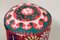 Taburete oriental vintage con tapicería Suzani, años 50, Imagen 8