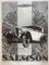 Póster de coche Salmson Billancourt Seine original de Alexis Kow, años 30, Imagen 1